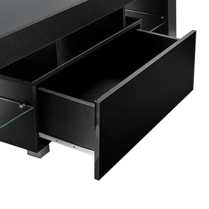 Tv meubel Grimsey met led verlichting, afstandsbediening, planken en lade - verschillende kleuren