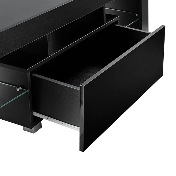 Tv meubel Grimsey met led verlichting, afstandsbediening, planken en lade - verschillende kleuren