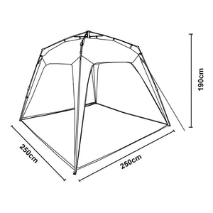 LED Paviljoen Barendrecht partytent 250x250x190 cm pro.tec
