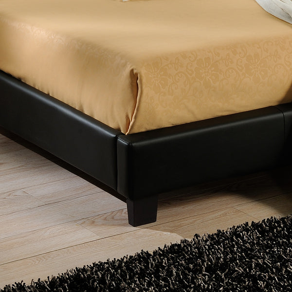 Corium Lit capitonné à LED Corium (Paris) avec matelas (140 | 160 | 180 | 200 x200cm)(7 Couleurs)(mousse froide) - avec cuir synthétique / housse  cuir synthétique / éclairage RVB / avec sommier à lattes /