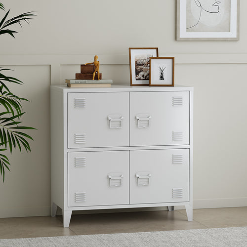 Armoire de bureau Hamina 80x40x82 cm en différentes couleurs [en.casa] - premiumXL
