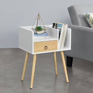 Table d’appoint Gibbston 64x50x36 cm en différentes couleurs en.casa - premiumXL
