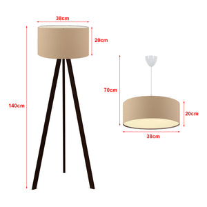 lux.pro Hanglamp en staande lamp Scunthorpe - 3 varianten