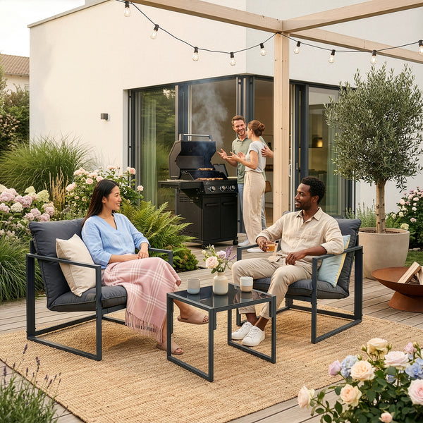 Tuinset Karg - 3-delige loungeset casa.pro