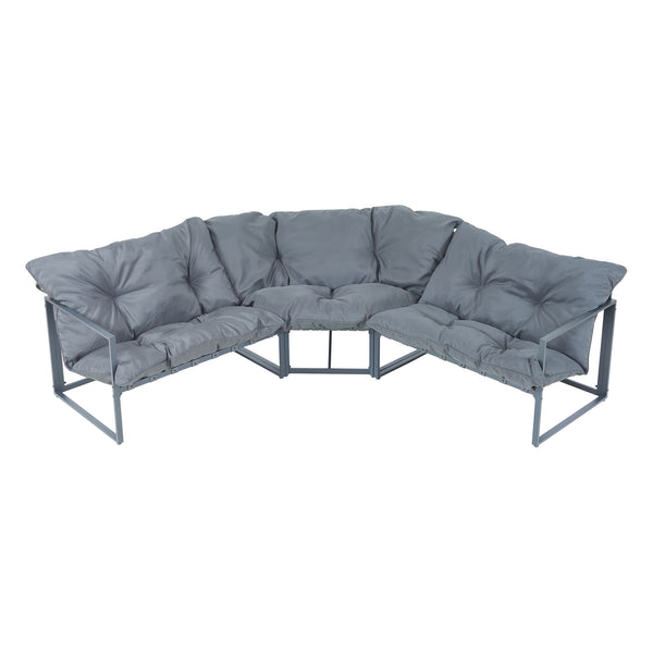 Loungeset Karg tuinset met kussens casa.pro