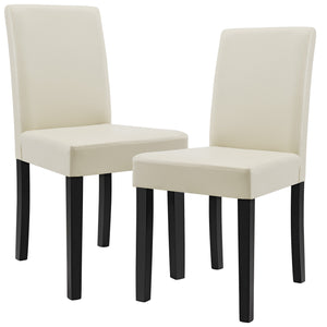 Chaise de salle à manger Hamburg lot de 2 simili cuir [en.casa] - premiumXL