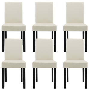 Chaise de salle à manger Hamburg lot de 6 similicuir [en.casa] - premiumXL