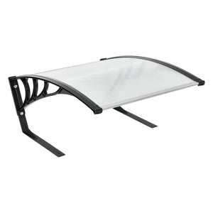 Garage pour Robot Tondeuse Métal ABS 78 x 103 x 46 cm Noir Transparent [casa.pro]