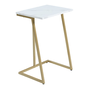 Lot de 2 tables basses gigognes Salem acier panneau de particules [en.casa]