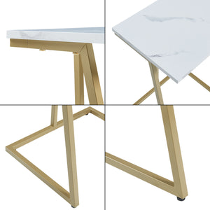 Lot de 2 tables basses gigognes Salem acier panneau de particules [en.casa]