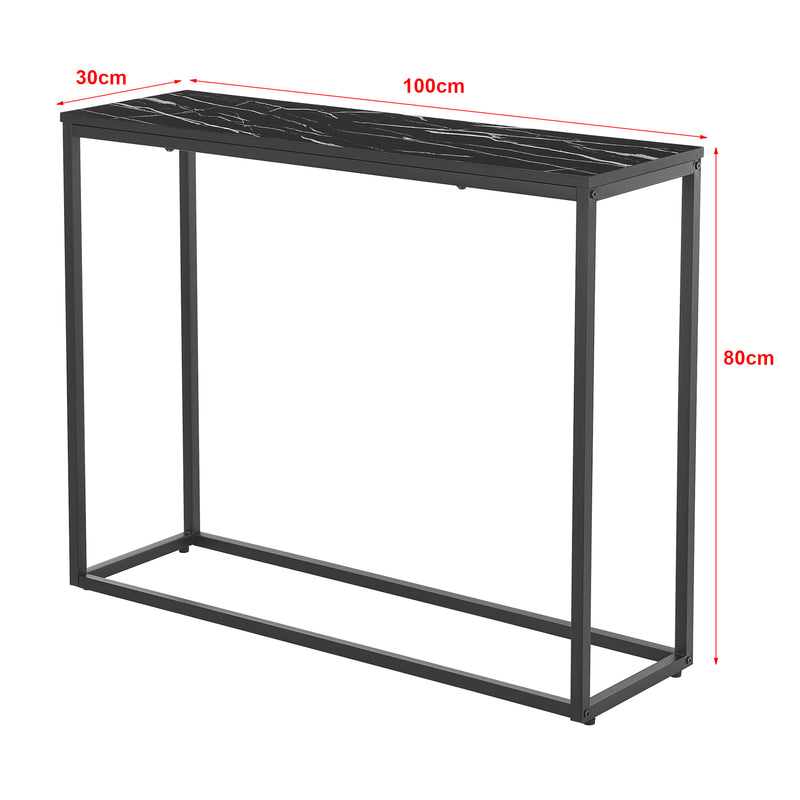 Maatschets [en.casa] Console tafel Kittilä 80x100x30 cm - 2 varianten