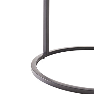 Set de 2 tables basses Kokkola rondes gigognes en verre [en.casa]