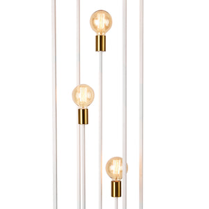 Lampadaire Groningen 3 x E27 60W Métal 140 x 30 x 30 cm [lux.pro]