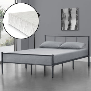 Metalen bedframe Hercules met matras - verschillende maten en kleuren