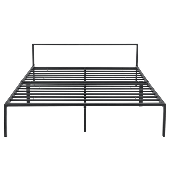Metalen bedframe Zeus met bedbodem en matras - verschillende maten en kleuren