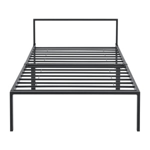 Metalen bedframe Zeus met bedbodem en matras - verschillende maten en kleuren