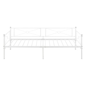 Cadre de Lit Simple Alvesta en Métal 90 x 200 cm Plusieurs couleurs [en.casa]