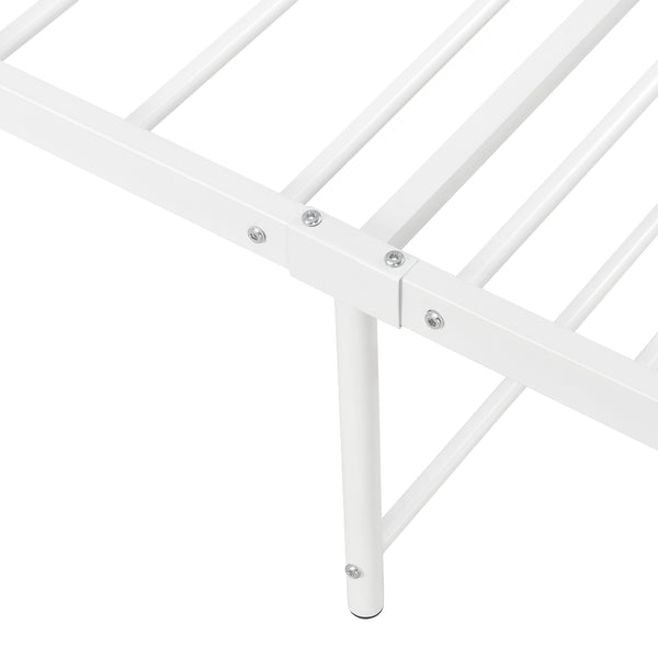 Cadre de Lit Simple Alvesta en Métal 90 x 200 cm Plusieurs couleurs [en.casa]