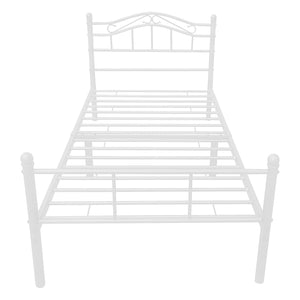 Cadre de lit métallique Florenz avec tête de lit [en.casa]
