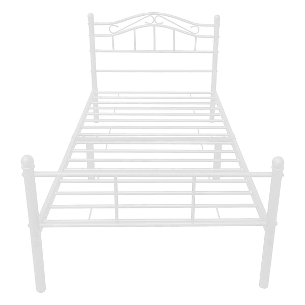 Cadre de lit métallique Florenz avec tête de lit [en.casa]