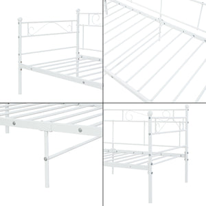 Divan Lit Simple Granda avec Matelas 90 x 200 Couleurs différentes [en.casa]