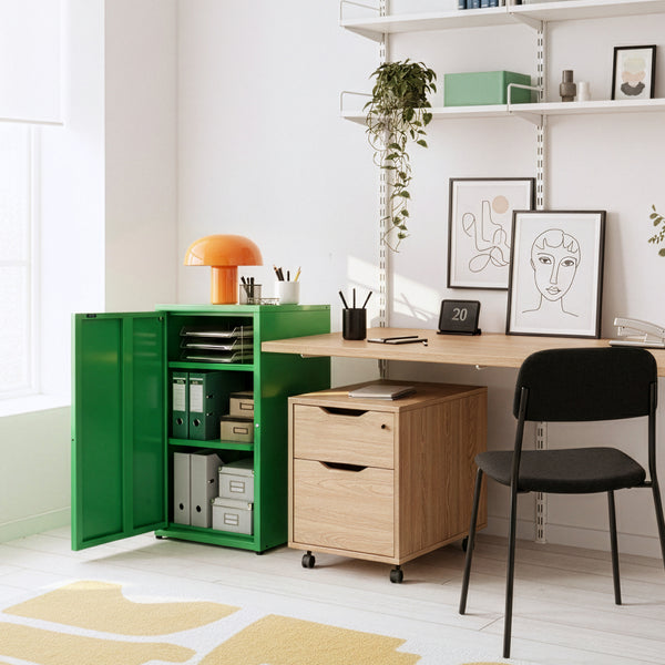 Metalen kast Burlöv 88x40x35 cm [en.casa]