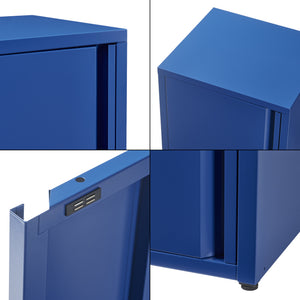 Metalen kast Burlöv 88x40x35 cm [en.casa]