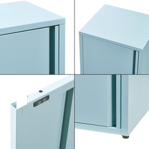 Metalen kast Burlöv 88x40x35 cm [en.casa]