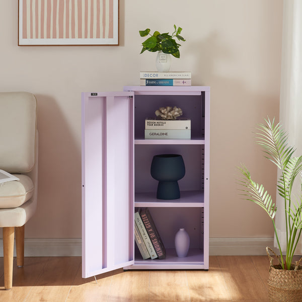 Armoire métallique Burlöv acier 88 x 40 x 35 cm [en.casa]