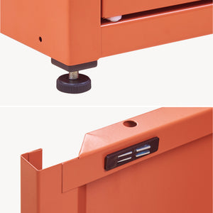 Metalen kast Burlöv 88x40x35 cm [en.casa]