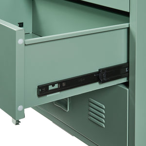 Commode métallique Hämeenlinna [en.casa]