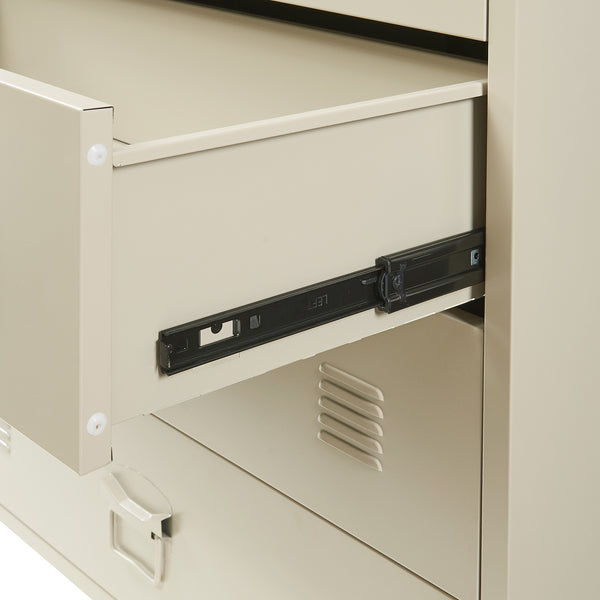 Commode métallique Hämeenlinna [en.casa]