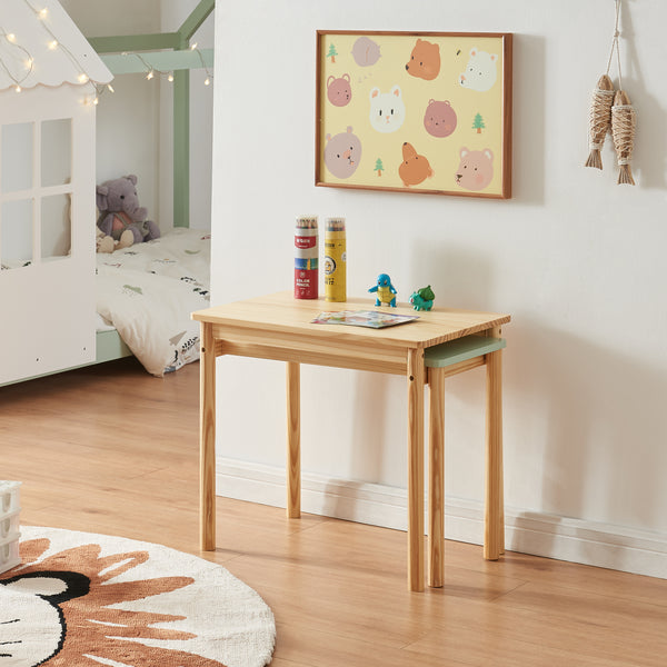 Bureau extensible pour enfant Skellefteå 60 x 38 x 51,5 cm [en.casa]