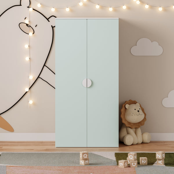 Kinderkast Sandnes 2-deurs 123x60x40 cm [en.casa]