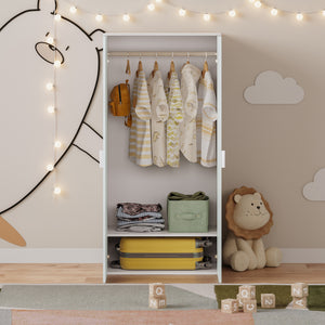 Kinderkast Sandnes 2-deurs 123x60x40 cm [en.casa]