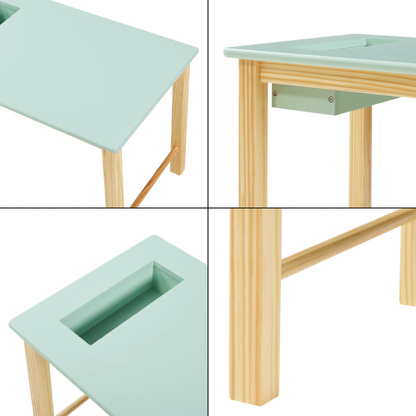 Ensemble de bureau et chaise pour enfants Skjåk [en.casa]