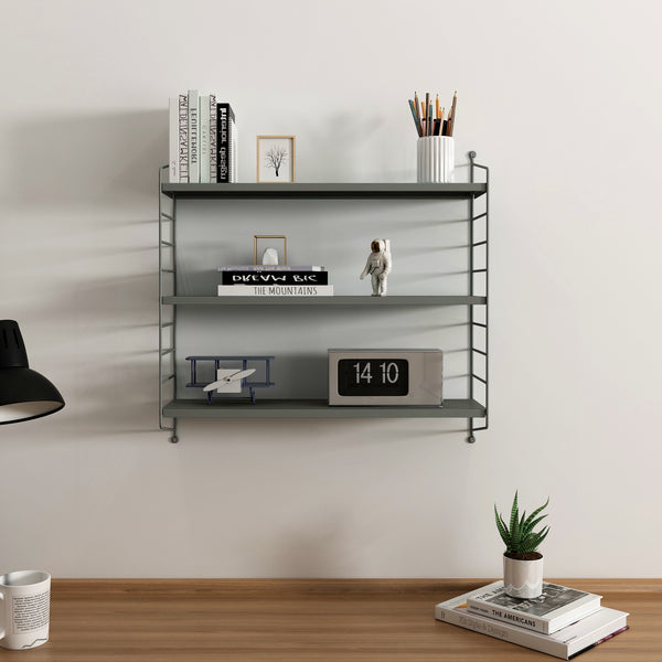 Étagère murale Strängnäs à 3 niveaux réglables 50 x 60 x 15 cm [en.casa]