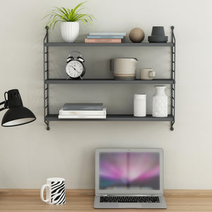 [en.casa] Wandrek Strängnäs met 3 planken 50x60x15 cm - 3 varianten