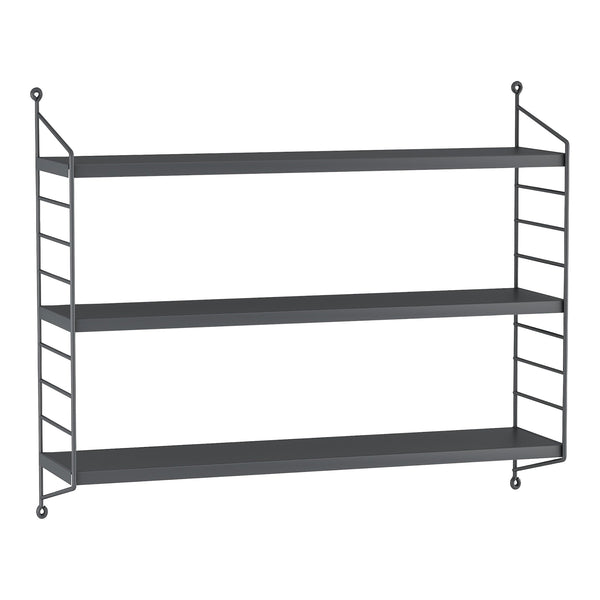 [en.casa] Wandrek Strängnäs met 3 planken 50x60x15 cm - 3 varianten