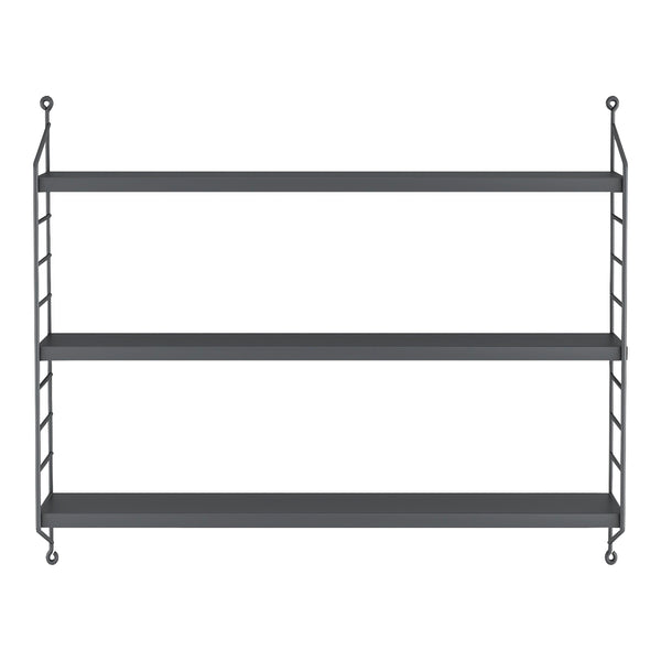 [en.casa] Wandrek Strängnäs met 3 planken 50x60x15 cm - 3 varianten