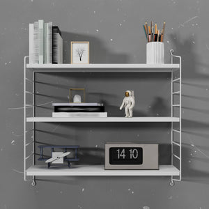 [en.casa] Wandrek Strängnäs met 3 planken 50x60x15 cm - 3 varianten