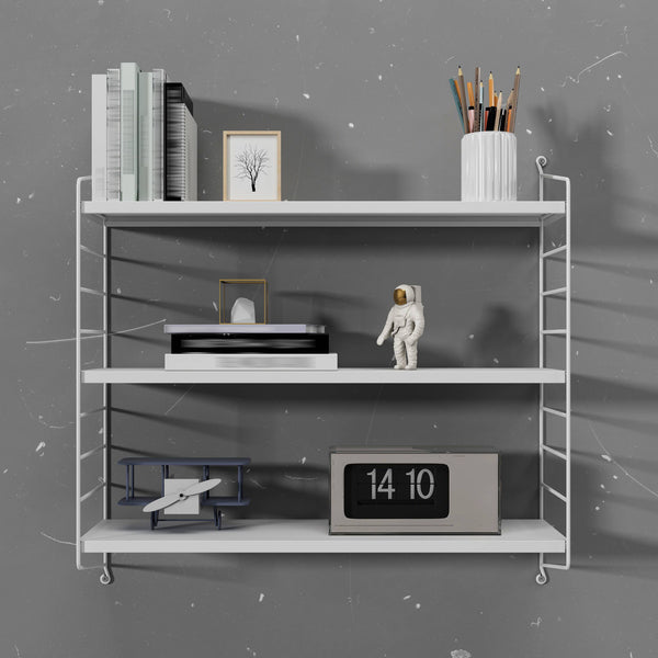 [en.casa] Wandrek Strängnäs met 3 planken 50x60x15 cm - 3 varianten