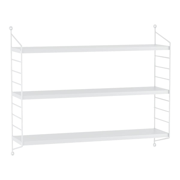[en.casa] Wandrek Strängnäs met 3 planken 50x60x15 cm - 3 varianten