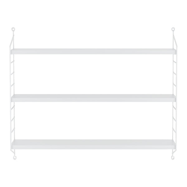 [en.casa] Wandrek Strängnäs met 3 planken 50x60x15 cm - 3 varianten