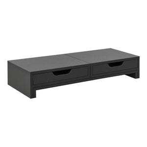 Réhausseur d'écran réglables Marttila avec 2 tiroirs [en.casa]