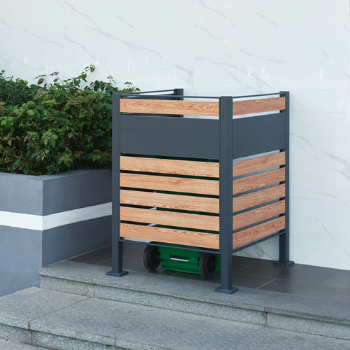 Clôture pour poubelles Uusikaupunki [en.casa] - premiumXL