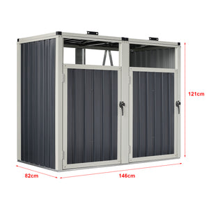 [pro.tec] Containerombouw Tarbek antraciet - 4 varianten