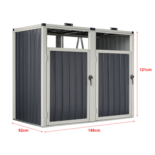 [pro.tec] Containerombouw Tarbek antraciet - 4 varianten