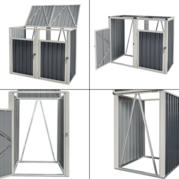 [pro.tec] Containerombouw Tarbek antraciet - 4 varianten