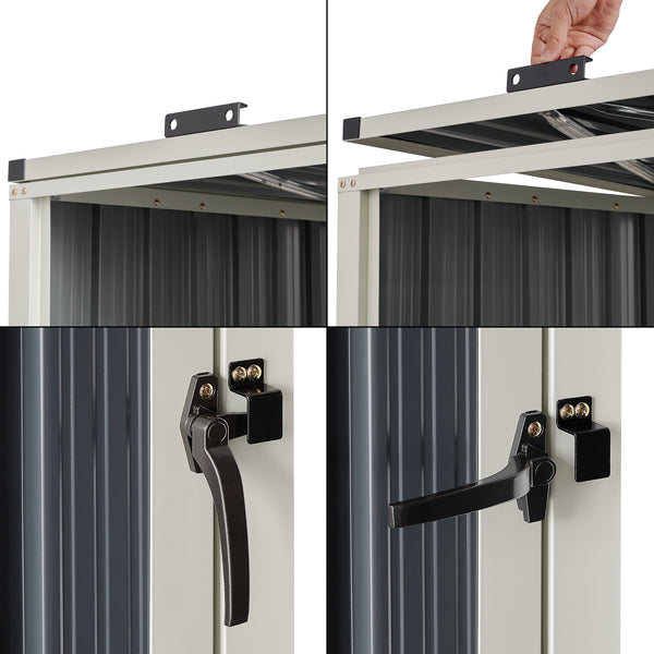 [pro.tec] Containerombouw Tarbek antraciet - 4 varianten